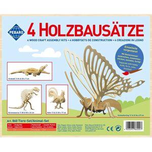 Kit Animali in Legno Donau - 4 Set - Facile da Montare Kit Animali in Legno Donau - 4 Set - Facile da Montare