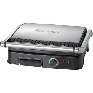 Clatronic KG 3487 - Negro y Plata - Parrilla Eléctrica Clatronic KG 3487 - Negro y Plata - Parrilla Eléctrica