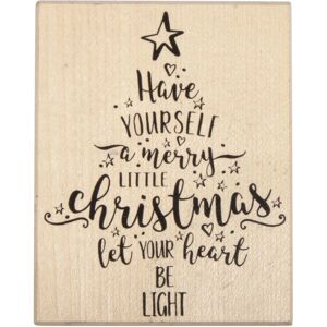 Rayher Hobby Modello Albero di Natale Timbro - 6x7 cm - Timbro Rayher Hobby Modello Albero di Natale Timbro - 6x7 cm - Timbro
