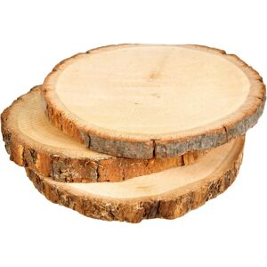 Rayher Natuurlijke Houten Plank - Diameter 10-12cm - Verpakking van 3 Rayher Natuurlijke Houten Plank - Diameter 10-12cm - Verpakking van 3
