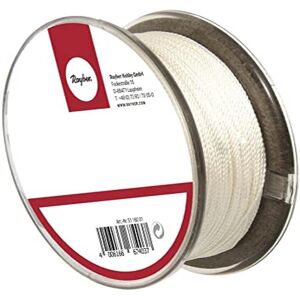 Rayher Natural Threading Silk - 0.33mm - 25m Reel - White Rayher Natural Threading Silk - 0.33mm - 25m Reel - White