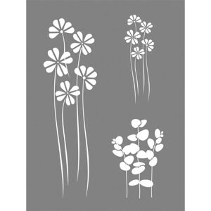 Rayher Schablone 15 x 20 cm - Blumen - Selbstklebend, Flexibel, 15.25 x 20.32 cm - Für Muster Rayher Schablone 15 x 20 cm - Blumen - Selbstklebend, Flexibel, 15.25 x 20.32 cm - Für Muster