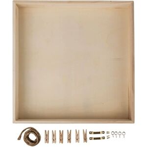 Rayher houten lijst - 32x32cm - Onbehandeld hout Rayher houten lijst - 32x32cm - Onbehandeld hout