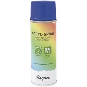 Rayher - 34145385 - Bleu Ultramarin - 200 ml - Matte Acrylic spray paint - Publicité Rayher - 34145385 - Bleu Ultramarin - 200 ml - Matte Acrylic spray paint - Publicité