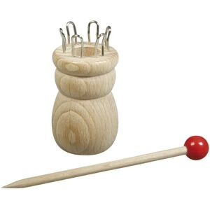 Rayher Houten breiwerkzeug Ø 3,4 cm - 6 lussen - 1,5 cm gat Rayher Houten breiwerkzeug Ø 3,4 cm - 6 lussen - 1,5 cm gat