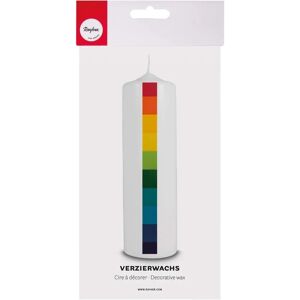 Rayher Wachsplatte Rainbow Kit - Wachsplatte, Regenbogen, 10 x 5 cm, Mehrfarbig - Bastelwachs Rayher Wachsplatte Rainbow Kit - Wachsplatte, Regenbogen, 10 x 5 cm, Mehrfarbig - Bastelwachs