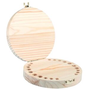 Rayher Box for milk teeth - Raw wood - FSC - 12cm Rayher Box for milk teeth - Raw wood - FSC - 12cm