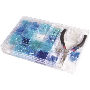 Kit de perles Rayher boîte avec outils bleue - Publicité Kit de perles Rayher boîte avec outils bleue - Publicité