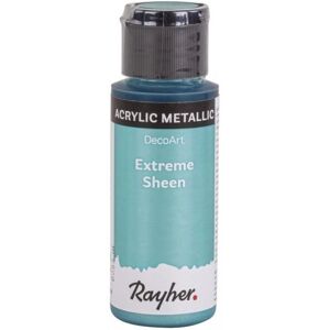 Farba akrylowa Rayher - Niebiesko-zielona - 59ml - Metal Farba akrylowa Rayher - Niebiesko-zielona - 59ml - Metal