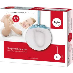 Rayher Baby Memory Kit - Footprint Mold - White Rayher Baby Memory Kit - Footprint Mold - White