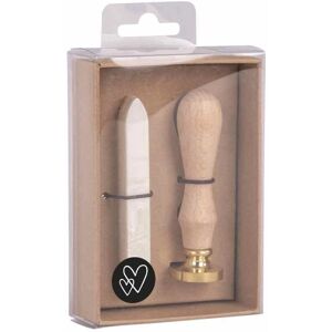 Kit de tampon en cire en forme de cœur blanc - Rayher - Publicité Kit de tampon en cire en forme de cœur blanc - Rayher - Publicité