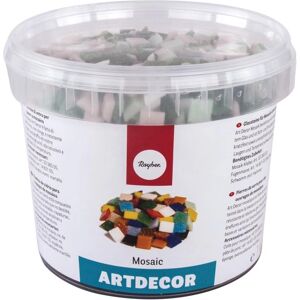 Rayher 1453008 Green Glass Mosaic Tiles - DIY Mosaic Kit Rayher 1453008 Green Glass Mosaic Tiles - DIY Mosaic Kit