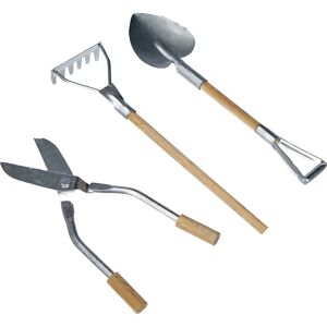 Rayher Modèle 8625500 Outils de Jardin en Métal et Bois - 3 pièces - Publicité Rayher Modèle 8625500 Outils de Jardin en Métal et Bois - 3 pièces - Publicité