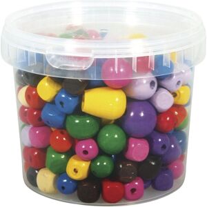 Dřevěné korálky Rayher - Leštěné, Smíšené Velikosti & Barvy - 350g - Šperky DIY Dřevěné korálky Rayher - Leštěné, Smíšené Velikosti & Barvy - 350g - Šperky DIY