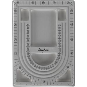 Rayher 8902900 Graue Kunststoff-Perlenplatte - Schmuckherstellung Rayher 8902900 Graue Kunststoff-Perlenplatte - Schmuckherstellung