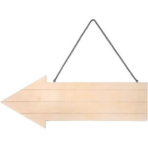 Rayher Houten pijl en metalen ketting - Wanddecoratie - 39x14.5cm Rayher Houten pijl en metalen ketting - Wanddecoratie - 39x14.5cm