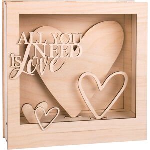 Rayher Houten Knutselpakket Hart Frame - All You Need Is Love Rayher Houten Knutselpakket Hart Frame - All You Need Is Love
