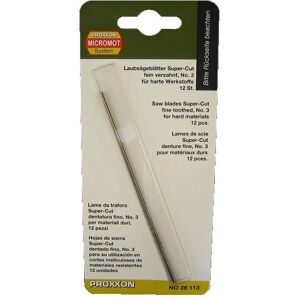 Proxxon 28113 Bandsaw Blade - Fine Tooth, 12 pcs Proxxon 28113 Bandsaw Blade - Fine Tooth, 12 pcs