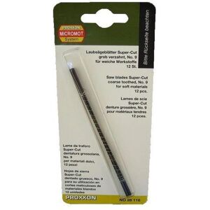 Proxxon 28116 Lame de scie sauteuse - Acier à dents épaisses 12 pcs - Publicité Proxxon 28116 Lame de scie sauteuse - Acier à dents épaisses 12 pcs - Publicité