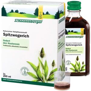Schoenenberger Bio Spitzwegerichsaft - Heilpflanzen-Sirup gegen Husten & Halsschmerzen Schoenenberger Bio Spitzwegerichsaft - Heilpflanzen-Sirup gegen Husten & Halsschmerzen