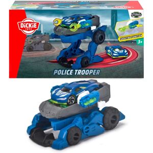 Dickie Toys Rescue Hybrids Police Trooper - 12cm Jouet 2-en-1 Dickie Toys Rescue Hybrids Police Trooper - 12cm Jouet 2-en-1