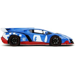 Jada Toys Sonic Le Hedgehog 1:24 Scale Model - Sports Car Jada Toys Sonic Le Hedgehog 1:24 Scale Model - Sports Car