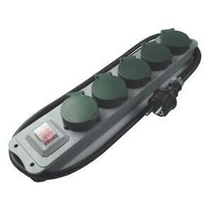 Parasurtenseur REV Noir - 5 prises, 250V, 1,5m Parasurtenseur REV Noir - 5 prises, 250V, 1,5m