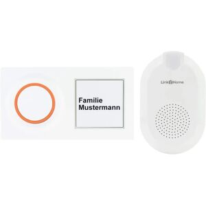 Link2Home Ensemble de Sonnette Sans Fil WiFi Blanc - Sonnette de Porte - Publicité Link2Home Ensemble de Sonnette Sans Fil WiFi Blanc - Sonnette de Porte - Publicité