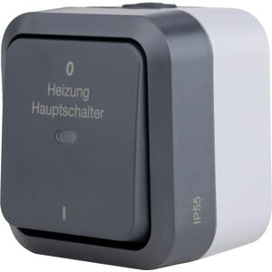 REV AquaStorm Control Switch - Light Gray & Black - IP55 - Indoor/Outdoor REV AquaStorm Control Switch - Light Gray & Black - IP55 - Indoor/Outdoor