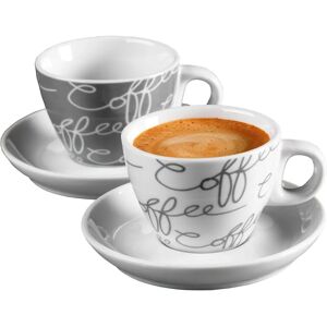 Ritzenhoff & Breker Ensemble de Tasses à Espresso - Gris - 80ml - Publicité Ritzenhoff & Breker Ensemble de Tasses à Espresso - Gris - 80ml - Publicité