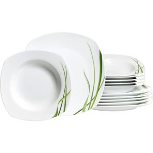 RITZENHOFF & BREKER Gianna Set di piatti verdi - Servizio con decorazione di erba RITZENHOFF & BREKER Gianna Set di piatti verdi - Servizio con decorazione di erba