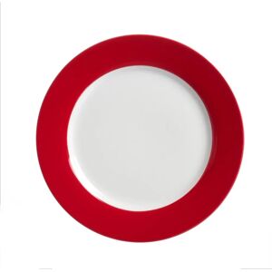 R&B Doppio Assiette à Dessert en Porcelaine Rouge - Dessert Plate - Publicité R&B Doppio Assiette à Dessert en Porcelaine Rouge - Dessert Plate - Publicité