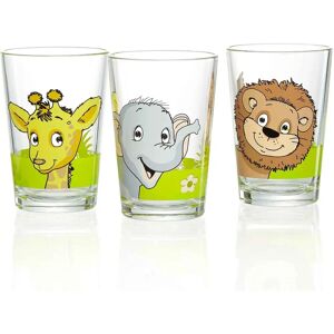 Ritzenhoff & Breker Löwe Elefant Giraffe Dschungelglas-Set 3 Stück Ritzenhoff & Breker Löwe Elefant Giraffe Dschungelglas-Set 3 Stück