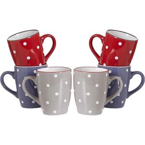 Set med 6 färgglada kaffekoppar Dots Ritzenhoff & Breker - 6 st, 330 ml Set med 6 färgglada kaffekoppar Dots Ritzenhoff & Breker - 6 st, 330 ml