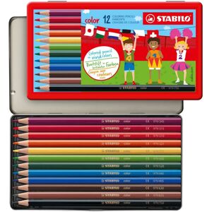 Crayon de couleur STABILO 1812-77 - Set d'école multicolore Crayon de couleur STABILO 1812-77 - Set d'école multicolore