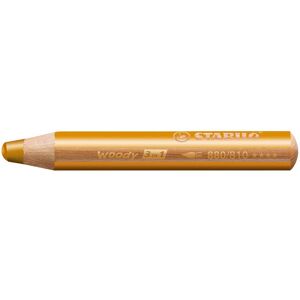STABILO Woody 3 en 1 Or - Crayons multisufaces STABILO Woody 3 en 1 Or - Crayons multisufaces