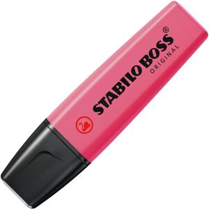 Stabilo Boss Pink Highlighter - Chisel Tip 2-5mm Stabilo Boss Pink Highlighter - Chisel Tip 2-5mm