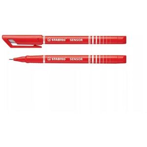 Stabilo Sensor Fine Fineliner - 0.3mm - Red - 10 Pack - Writing Instrument Stabilo Sensor Fine Fineliner - 0.3mm - Red - 10 Pack - Writing Instrument