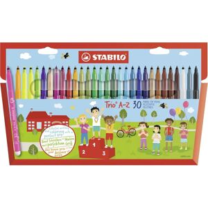 STABILO A-Z Triangular Fine Marker Set - 30 Colors STABILO A-Z Triangular Fine Marker Set - 30 Colors