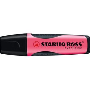 Surligneur Rose STABILO BOSS EXECUTIVE - Marqueur - Publicité Surligneur Rose STABILO BOSS EXECUTIVE - Marqueur - Publicité