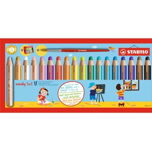 Stabilo Woody 3 in 1 Multicolour - Colored Pencils Stabilo Woody 3 in 1 Multicolour - Colored Pencils