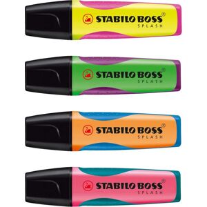 STABILO BOSS SPLASH Rose - Surligneur - Publicité STABILO BOSS SPLASH Rose - Surligneur - Publicité