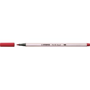 STABILO Pen 68 brush felt pen Red - Felt Pen for Hand Lettering STABILO Pen 68 brush felt pen Red - Felt Pen for Hand Lettering