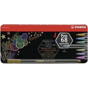 STABILO Pen 68 metallic Filzstift Mittel Mehrfarbig - Filzstift STABILO Pen 68 metallic Filzstift Mittel Mehrfarbig - Filzstift