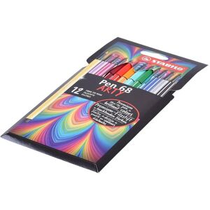 STABILO Pen 68 ARTY Felt Pen - Multicolour - 12 pcs STABILO Pen 68 ARTY Felt Pen - Multicolour - 12 pcs