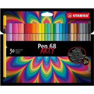 STABILO Pen 68 ARTY felt pen Medium Multicolour - Felt pen for art and crafts STABILO Pen 68 ARTY felt pen Medium Multicolour - Felt pen for art and crafts