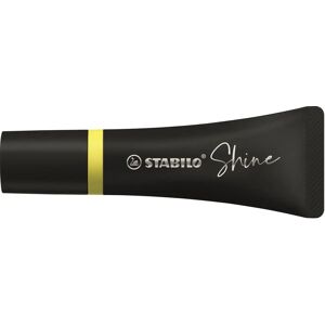 Surligneur STABILO Shine - Pointe Double - Jaune - Publicité Surligneur STABILO Shine - Pointe Double - Jaune - Publicité