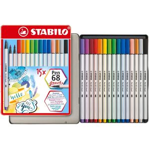STABILO Pen 68 brush felt pen Multicolour - Felt Tip Pen Set STABILO Pen 68 brush felt pen Multicolour - Felt Tip Pen Set
