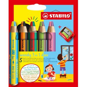 STABILO Multicolor 3 in 1 Duo Bleistift - 5 Stück STABILO Multicolor 3 in 1 Duo Bleistift - 5 Stück