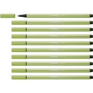 STABILO Pen 68 Set - 10 Medium Green Pens - Drawing Pen STABILO Pen 68 Set - 10 Medium Green Pens - Drawing Pen